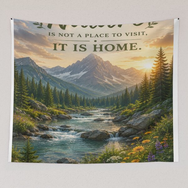 Item preview, Nature is home designed and sold by urbanshop7.