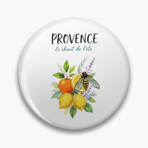 Item preview, Provence, the Song of Summer - Watercolor, Lemons, Lavender, Cicada designed and sold by Natalia-Vlad.