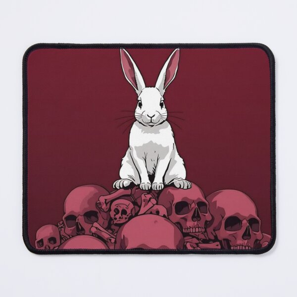 Item preview, Bunny on skulls designed and sold by CrazyEchos.