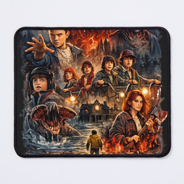 Item preview, Stranger Things Retro Horror Collage – Upside Down Adventure designed and sold by AndGarciart.