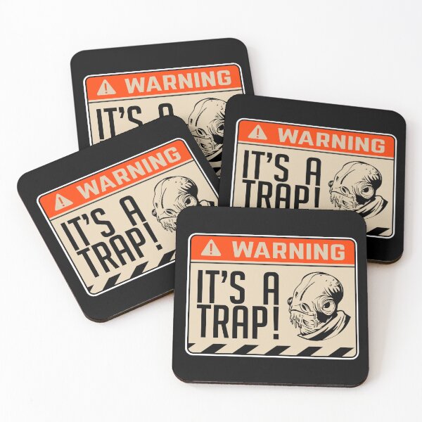 Item preview, It's a Trap #itsatrap Admiral Ackbar iconic phrase designed and sold by Rogue507.