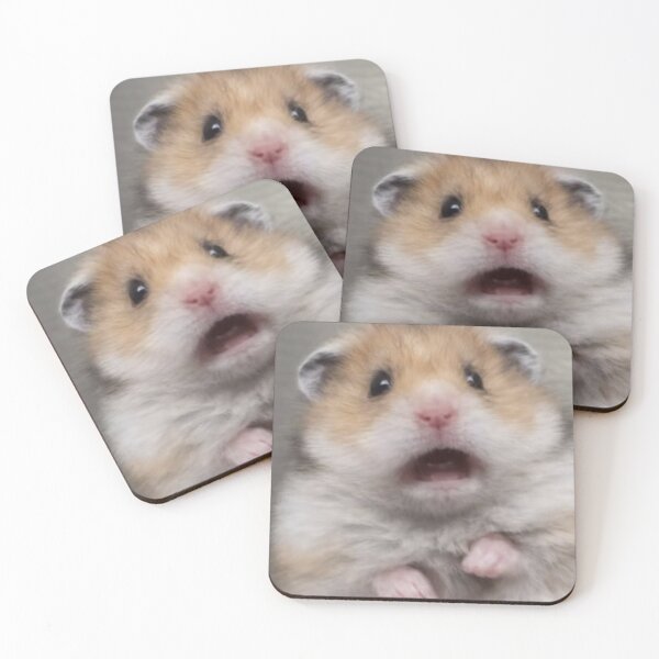 Item preview, Scared Hamster Meme designed and sold by NF Designs Studio DTF.