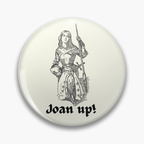 Item preview, Joan of Arc Joan Up! Inspirational Motivational Vintage Art designed and sold by MaryKunzGoldman.