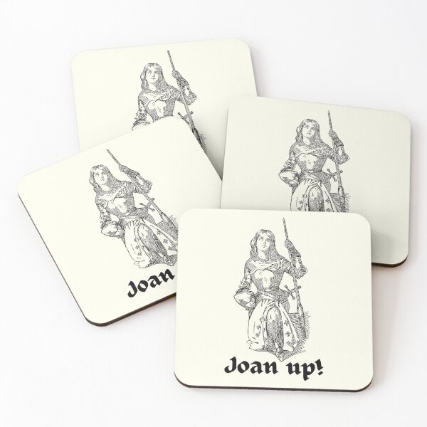 Item preview, Joan of Arc Joan Up! Inspirational Motivational Vintage Art designed and sold by MaryKunzGoldman.