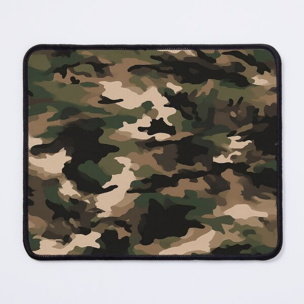 Item preview, Classic Woodland Camo Pattern - Bold Green Brown & Black Camouflage designed and sold by Nine Lives Studio.
