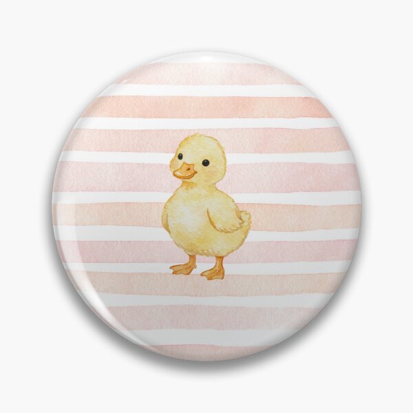 Item preview, Cute Duck Watercolor | Minimal Duckling Stripes Design designed and sold by NOUURRRR.
