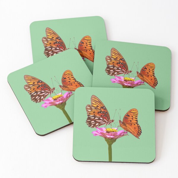 Item preview, Butterflies on Zinnia designed and sold by PhotoArtbyGrace.