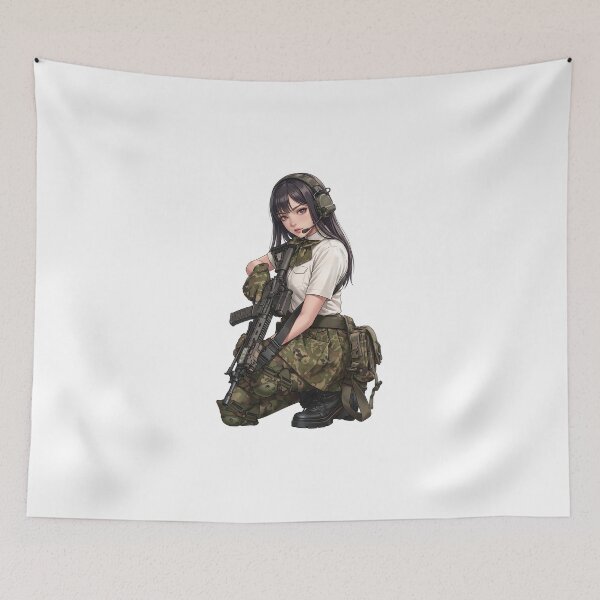 Item preview, Tactical School Girl - Anime Special Ops designed and sold by RAWLIFEGRAPHIC.