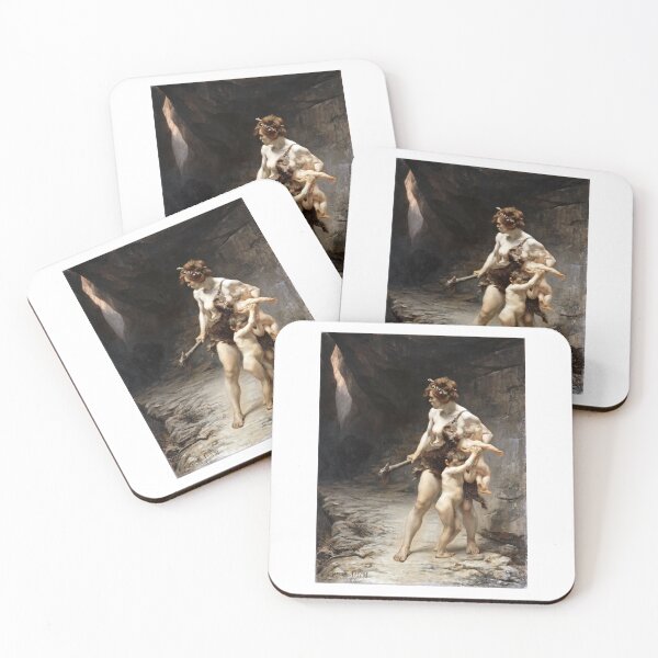 Item preview, Two Mothers Léon Maxime Faivre Prehistoric Cave Painting designed and sold by TeeARTHY.
