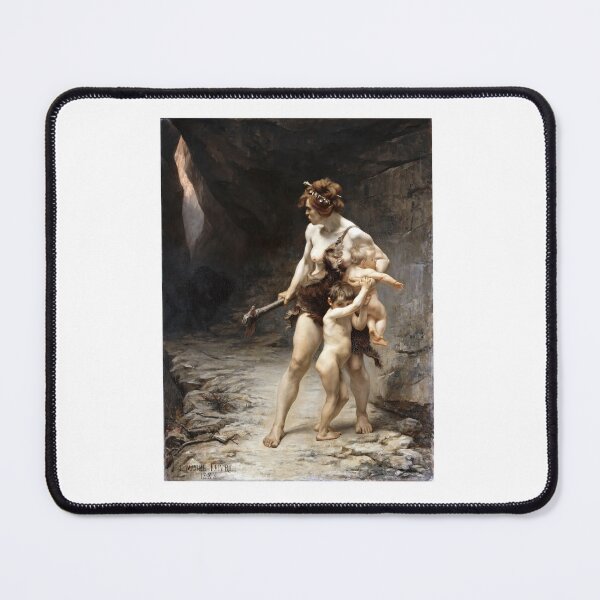Item preview, Two Mothers Léon Maxime Faivre Prehistoric Cave Painting designed and sold by TeeARTHY.