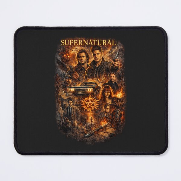 Item preview, Supernatural Hunters Collage – Sam & Dean Winchester Vintage Poster designed and sold by AndGarciart.