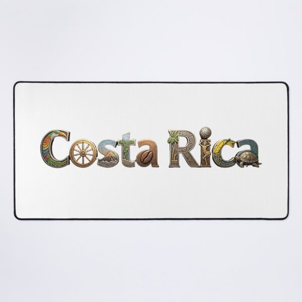 Item preview, Costa Rica Typography Travel Design | Tropical Wildlife & Cultural Heritage Art designed and sold by VladisWorld.