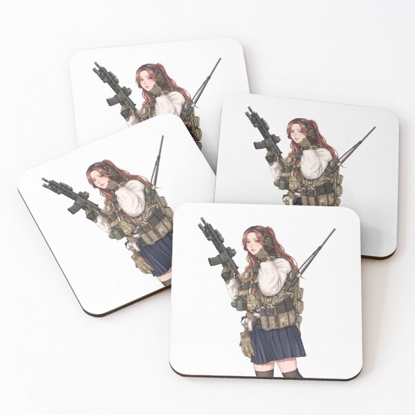 Item preview, Tactical School Girl - Anime Special Ops designed and sold by RAWLIFEGRAPHIC.
