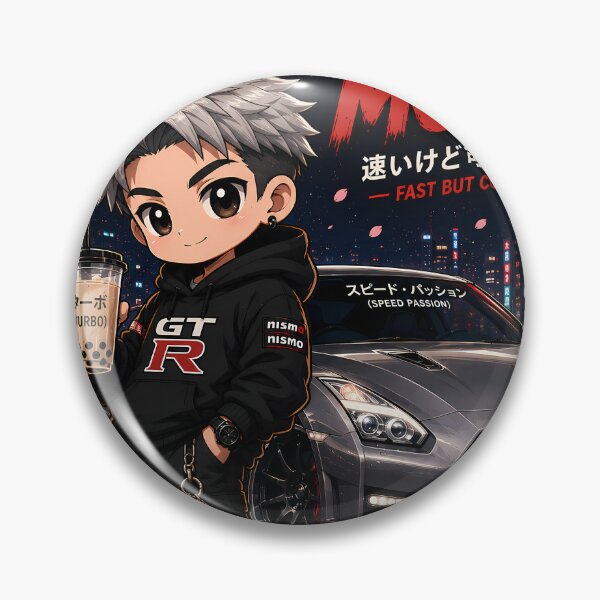 Item preview, Boost Mode Chibi Street Racer Art designed and sold by 91bravo1029.