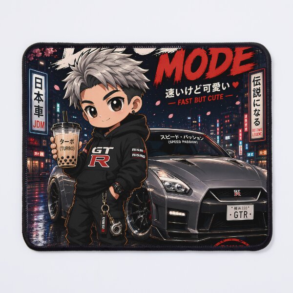 Item preview, Boost Mode Chibi Street Racer Art designed and sold by 91bravo1029.