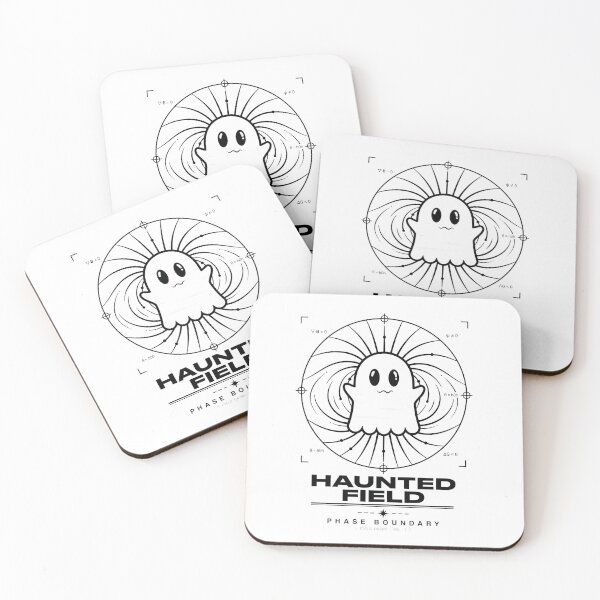 Item preview, Haunted Field Theory Quantum Physics Halloween Graphic designed and sold by Phaseboundary.