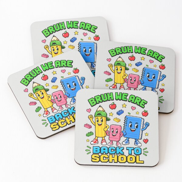 Item preview, Bruh We Are Back To School Funny Pixel Art designed and sold by DigitalGlade.