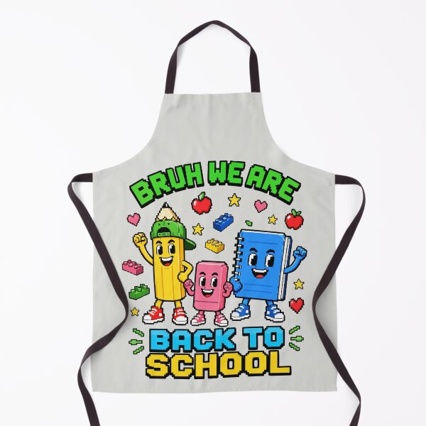 Item preview, Bruh We Are Back To School Funny Pixel Art designed and sold by DigitalGlade.