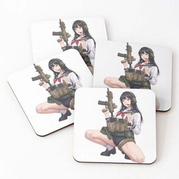 Item preview, Tactical School Girl - Anime Special Ops designed and sold by RAWLIFEGRAPHIC.