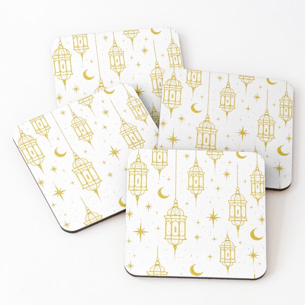 Item preview, Moroccan Lantern & Celestial Pattern | Minimal Islamic Line Art designed and sold by MARO-X.
