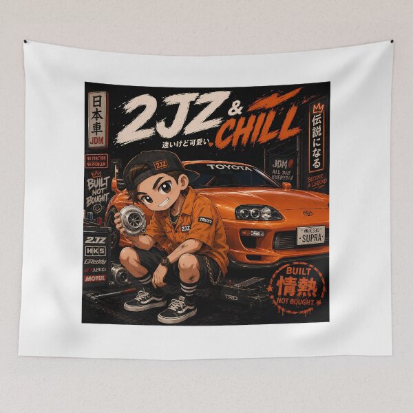 Item preview, Chibi Street Racer Japanese Car Art designed and sold by 91bravo1029.