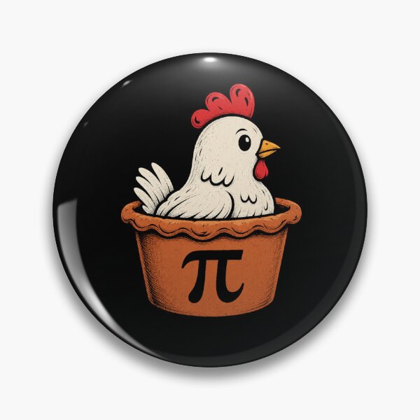 Item preview, Funny Chicken Pot Pi Math Lover Geek Gift designed and sold by Moizento.