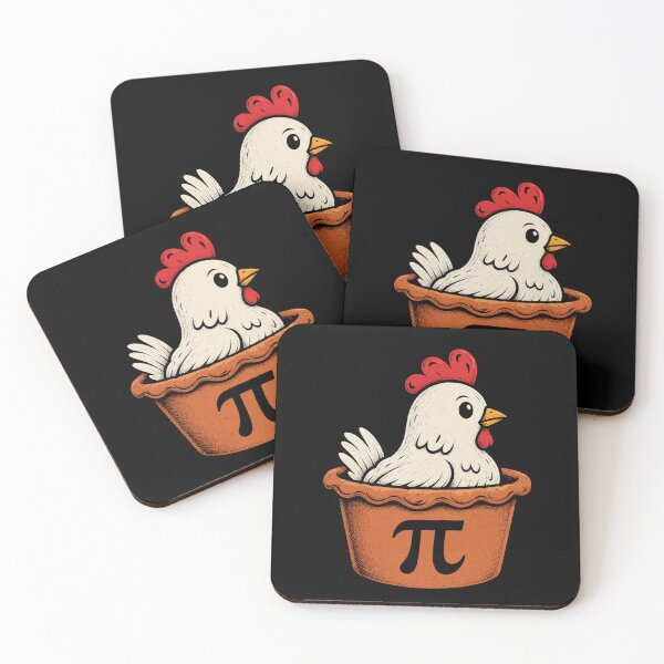 Item preview, Funny Chicken Pot Pi Math Lover Geek Gift designed and sold by Moizento.