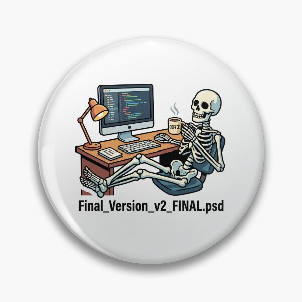 Item preview, Final Version v2 FINAL Funny Designer Skeleton T-Shirt designed and sold by fowzi shokri.