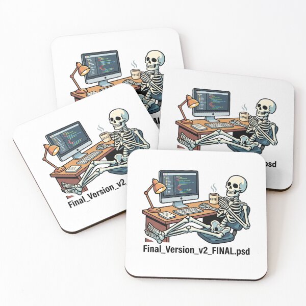 Item preview, Final Version v2 FINAL Funny Designer Skeleton T-Shirt designed and sold by fowzi shokri.