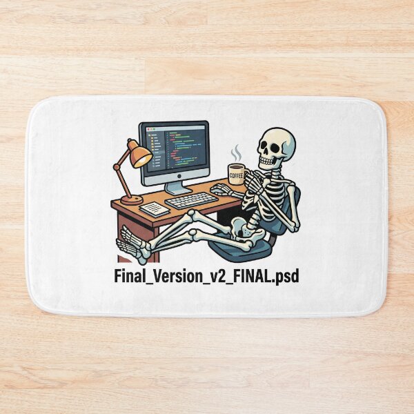 Item preview, Final Version v2 FINAL Funny Designer Skeleton T-Shirt designed and sold by fowzi shokri.