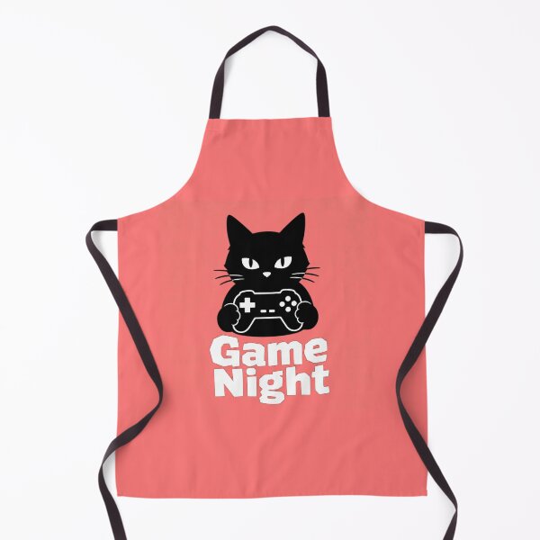 Item preview, Game Night Black Cat Silhouette Controller Design designed and sold by Aliplus+.