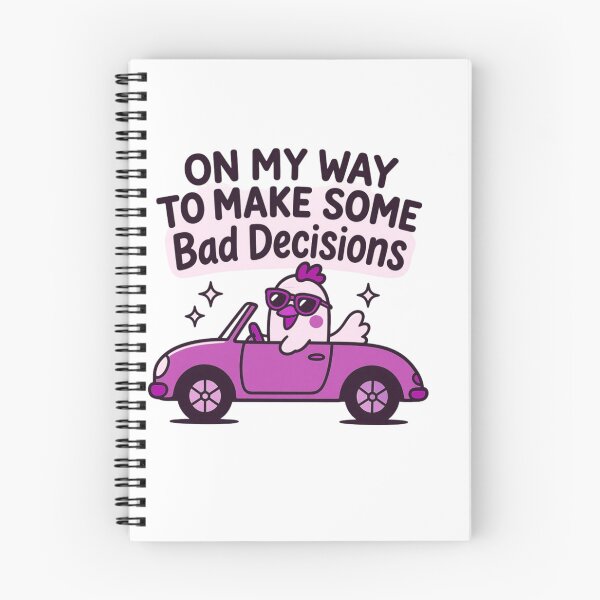 Item preview, Funny Bad Decisions Chicken Sticker designed and sold by YS-ink.
