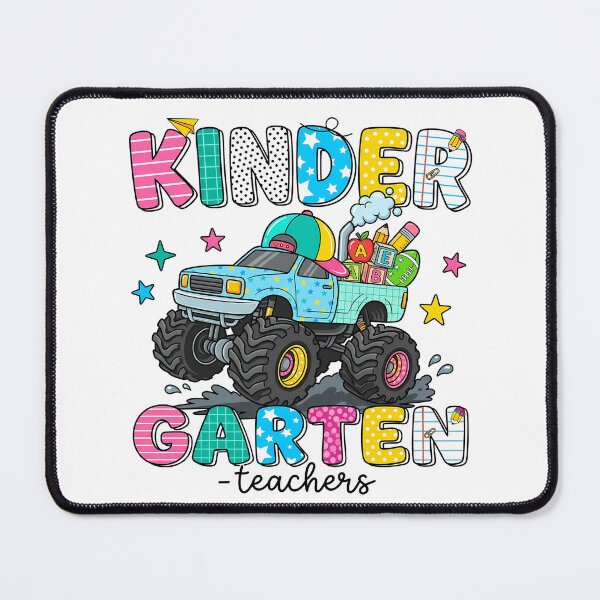 Item preview, Colorful Monster Truck Kindergarten Back To School designed and sold by KroghDs.