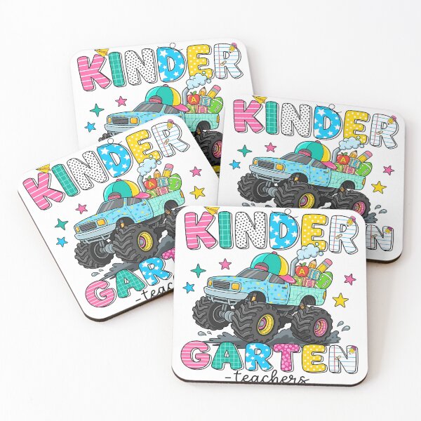 Item preview, Colorful Monster Truck Kindergarten Back To School designed and sold by KroghDs.
