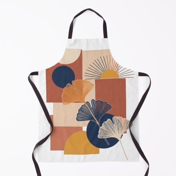 Item preview, Mid Century Modern Ginkgo Leaf Boho Abstract Sun designed and sold by Dzblack.