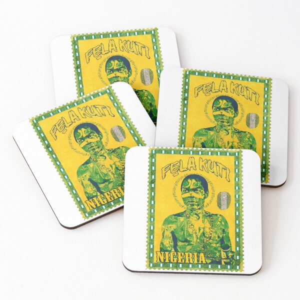Item preview, Fela Kuti Nigeria Vintage Postage Stamp Afrobeat Pan-African Art designed and sold by Youngkev-arts.