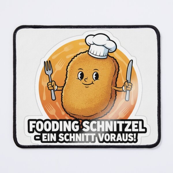 Item preview, Funny Fooding Sticker designed and sold by Natascha-Prints.