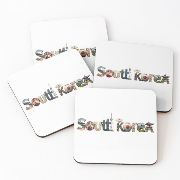 Item preview, South Korea Typography Travel Design | Korean Culture & Landmark Art designed and sold by VladisWorld.