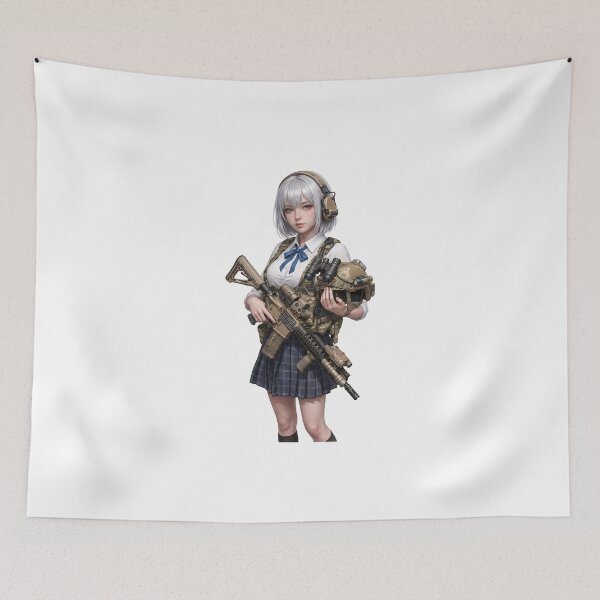 Item preview, Tactical School Girl - Anime Special Ops designed and sold by RAWLIFEGRAPHIC.
