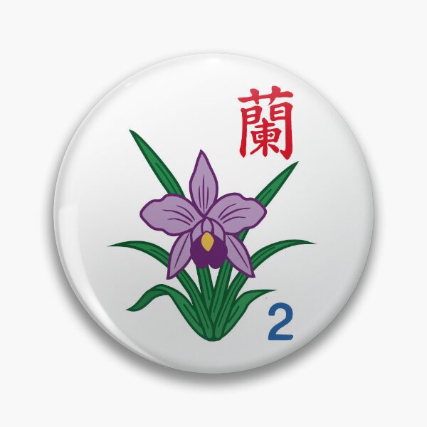 Item preview, MAHJONG TILES, FLOWERS, ORCHID, GAME DAY, STRATEGY designed and sold by classic car craze.