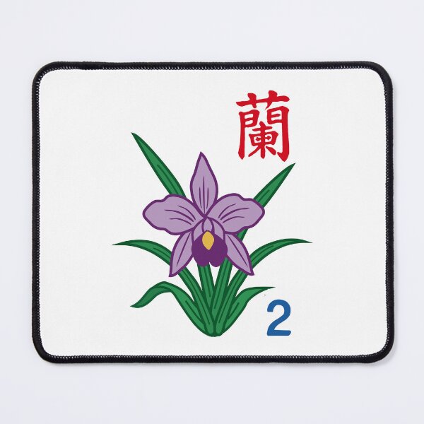 Item preview, MAHJONG TILES, FLOWERS, ORCHID, GAME DAY, STRATEGY designed and sold by classic car craze.