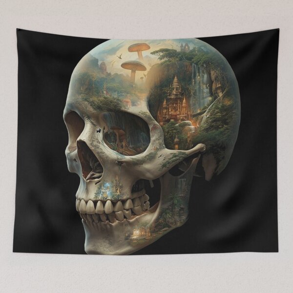 Item preview, The Mind’s Landscape: Ancient Skull Oasis designed and sold by Cindralith.