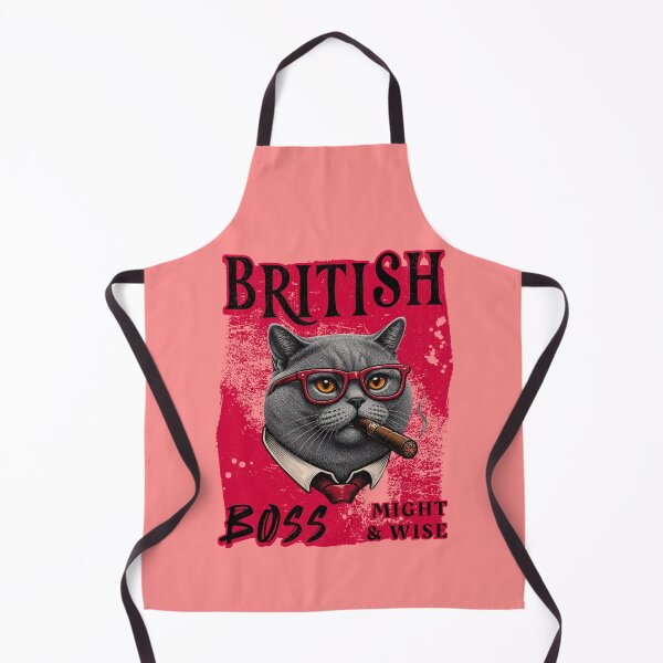 Item preview, British Shorthair Boss Design – Funny British Shorthair Cat with Cigar Mafia Style Gift designed and sold by PixelsPaws.