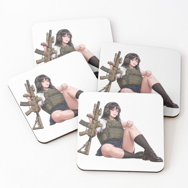 Item preview, Tactical School Girl - Anime Special Ops designed and sold by RAWLIFEGRAPHIC.