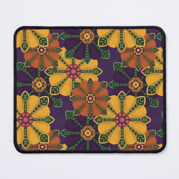 Item preview, Flower Power - Purple Background designed and sold by Mx’d Media Art and Design by Henri Hulo.
