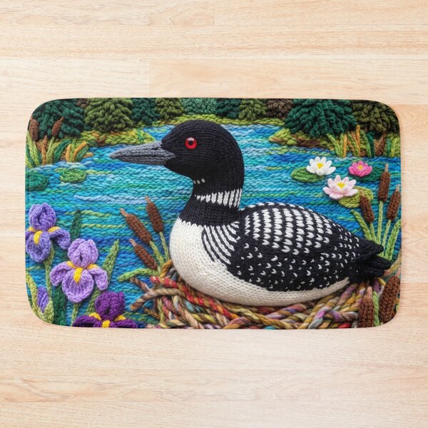 Item preview, Yarn Loon on Yarny Minnesota Lake designed and sold by Tridentulus.