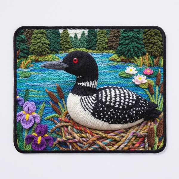 Item preview, Yarn Loon on Yarny Minnesota Lake designed and sold by Tridentulus.