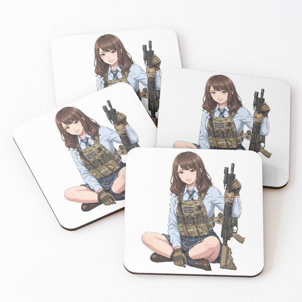 Item preview, Tactical School Girl - Anime Special Ops designed and sold by RAWLIFEGRAPHIC.