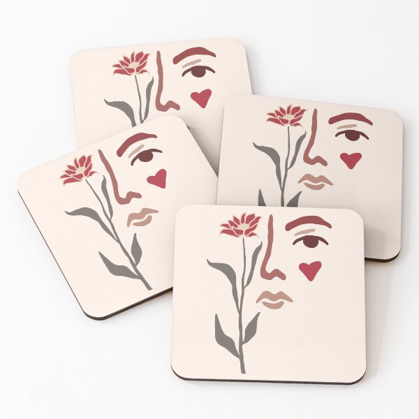 Item preview, Minimalist Floral Face Line Art designed and sold by Design Atlas.