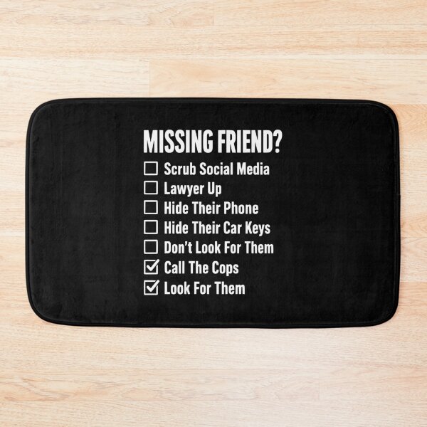 Item preview, Missing Friend Checklist Art designed and sold by EthosWear.